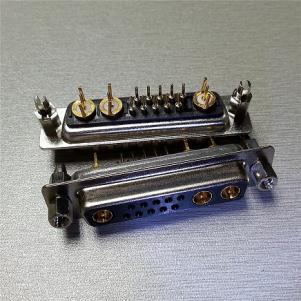 13W3 D-SUB Coaxial Connectors (RF) ሴት እና ወንድ KLS1-DBRF2A-13W3